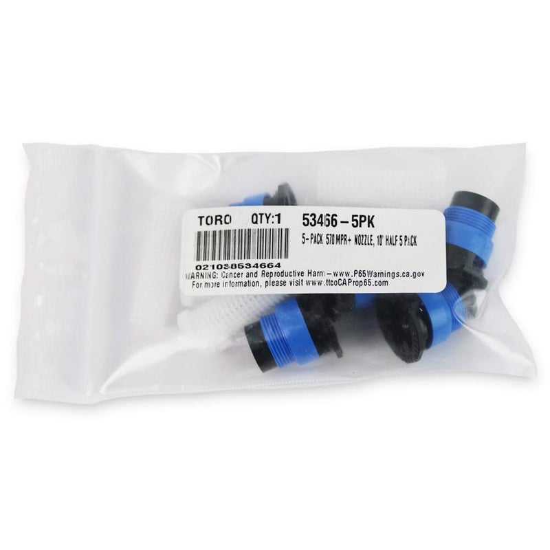 Toro 5 Pack, 570 MPR+ Nozzle, 10' Half - Image 2